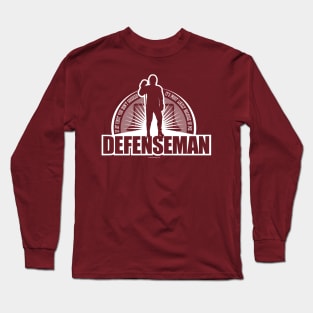 Hockey Defenseman Long Sleeve T-Shirt